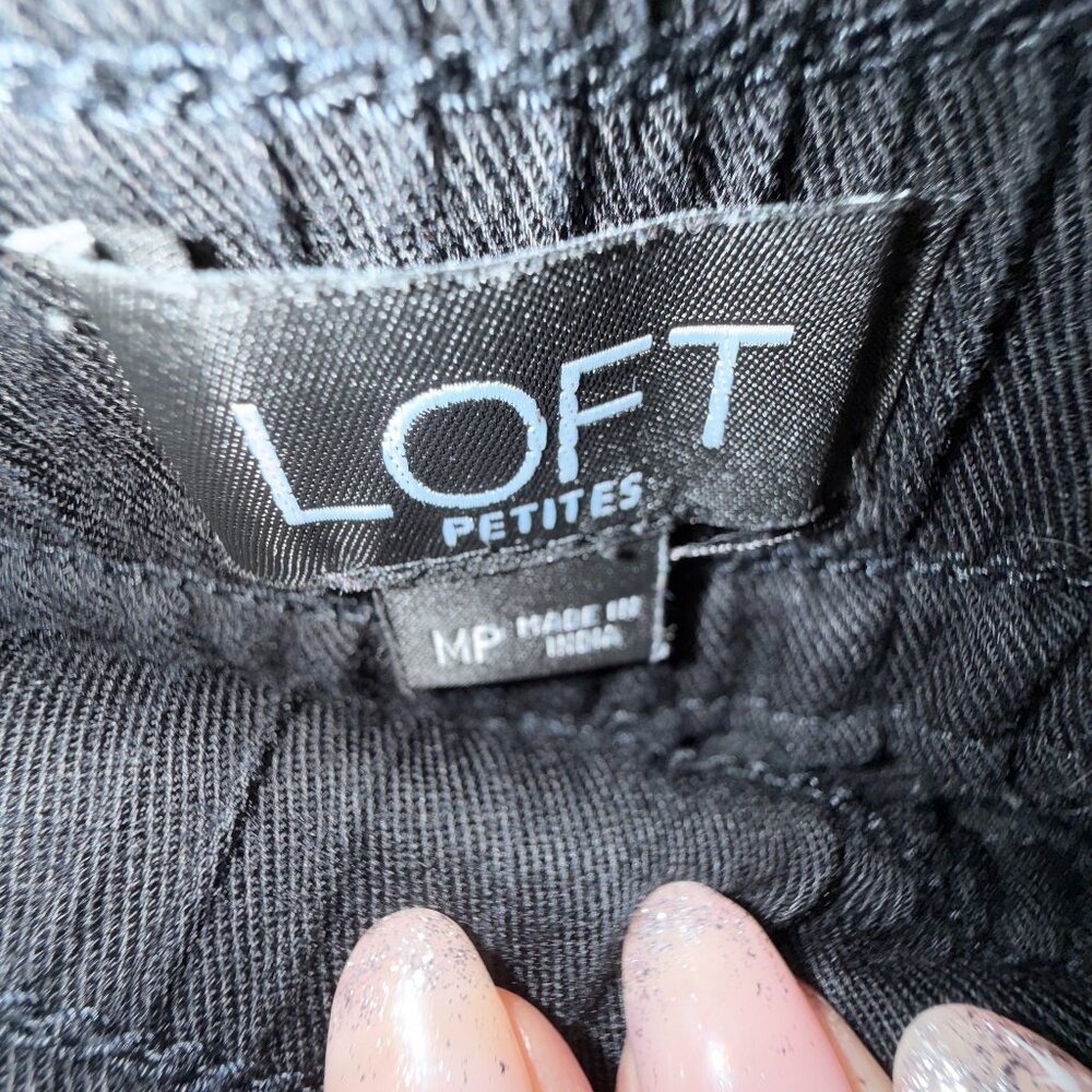 LOFT Petites Black Jogger Pants